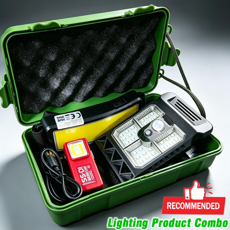 Outdoor Camping Glamping Share - Bright Solar Light Kit LED Work