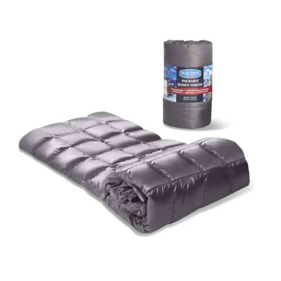 Outdoor Camping Blanket - Down Throw Camping Blanket for Outdoor