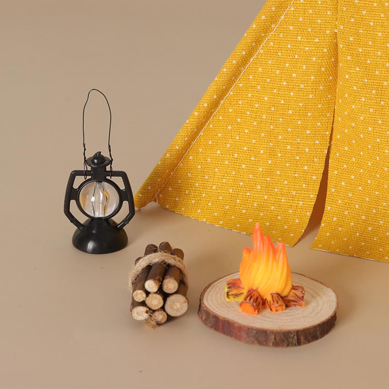 Outdoor Camping Games - 🛒1:12 Scale Camping Tent Model Decoration
