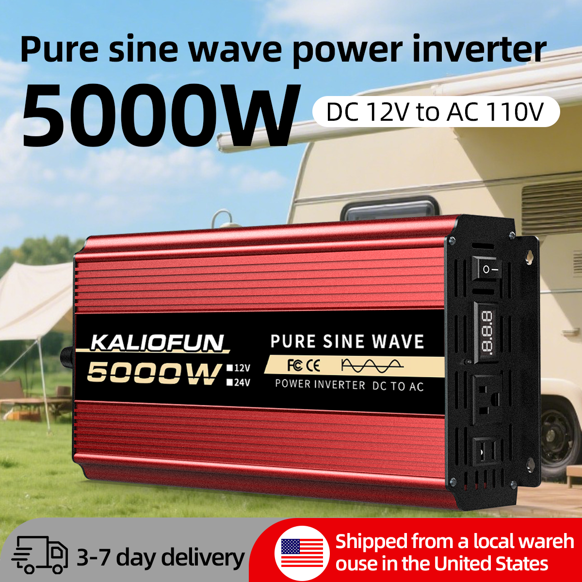 Outdoor Camping Usa - 4KW 5KW 6KW Pure Sine Wave
