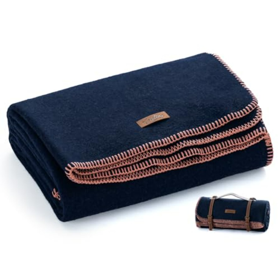 Survival Kit - Military wool blanket, 100 wool, gray,