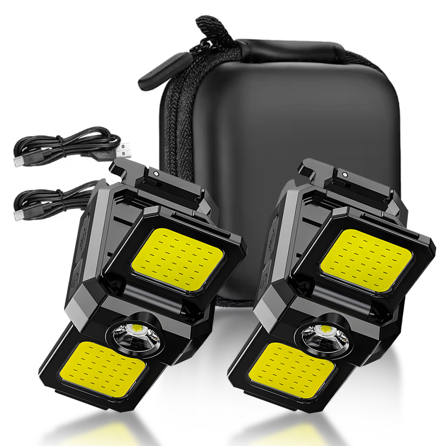 Outdoor Camping Decor - Mini LED Handheld Flashlights USB Rechargeable