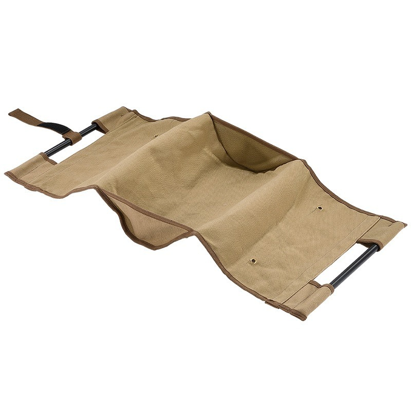 Outdoor Camping Folding Storage Box - CAMPINGMOON Folding Firewood Rack Camping Heat-Resistant
