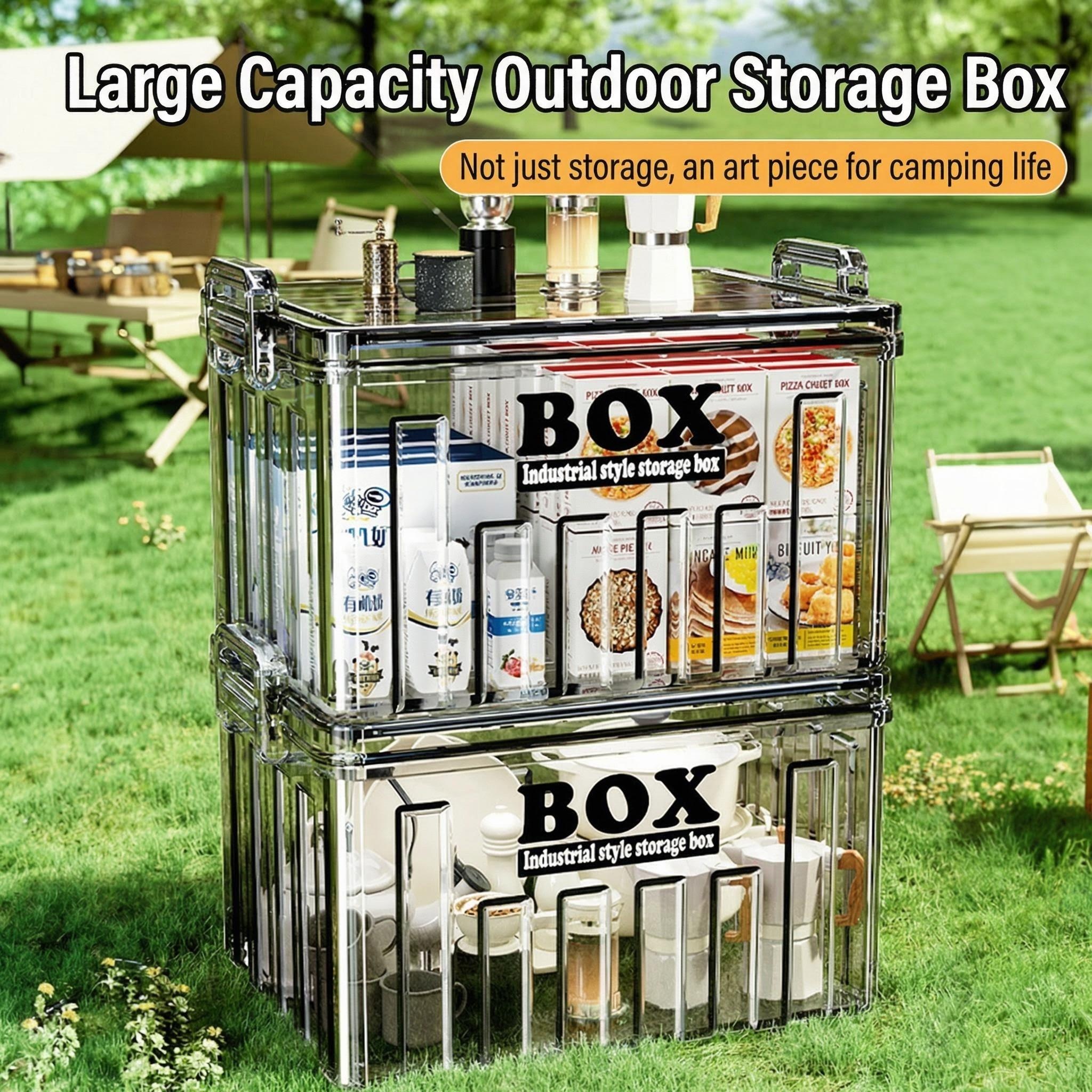 Outdoor Camping Folding Storage Box - Organizing boxes, snacks, fruit storage boxes,