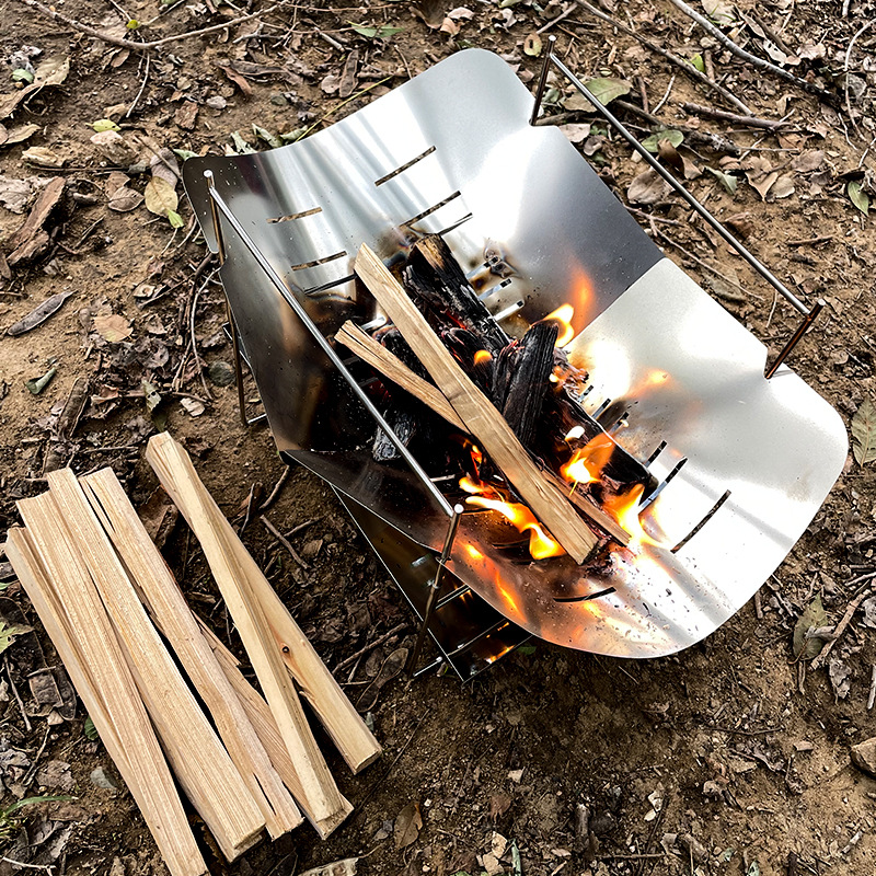 Outdoor Camping Wood Burning Stove - Wood Burning Camping Stove Portable Foldable