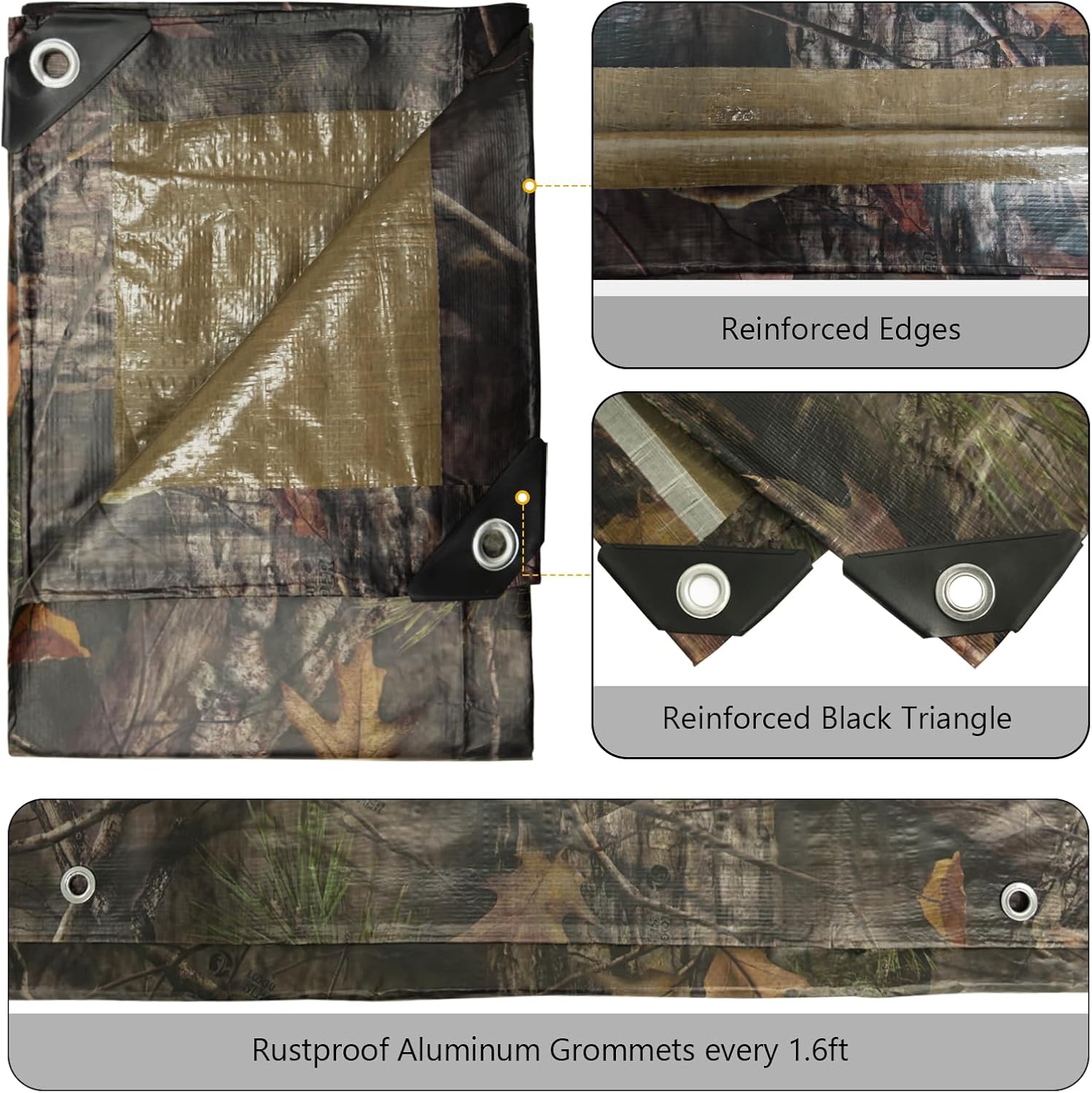 Heavy Duty 9 Mil Tarp Cover Wa - Outdoor Camping Tent Waterproof incelemesi ve fiyatı