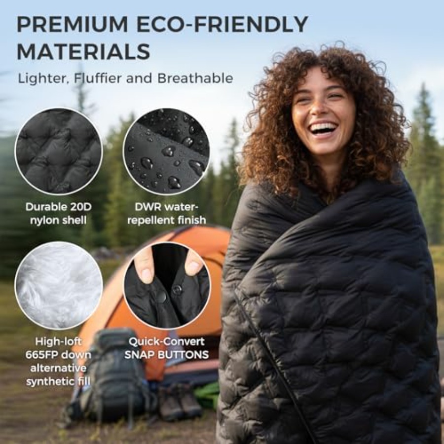 Wearable Sleeping Bag, Recycle - Outdoor Camping Blanket incelemesi ve fiyatı