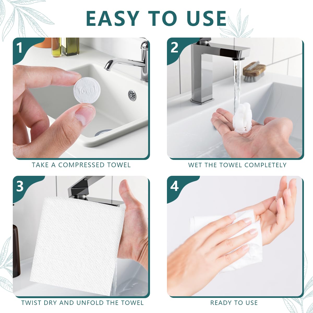 200 Pieces Compressed Towels P - Portable Camp Toilet incelemesi ve fiyatı