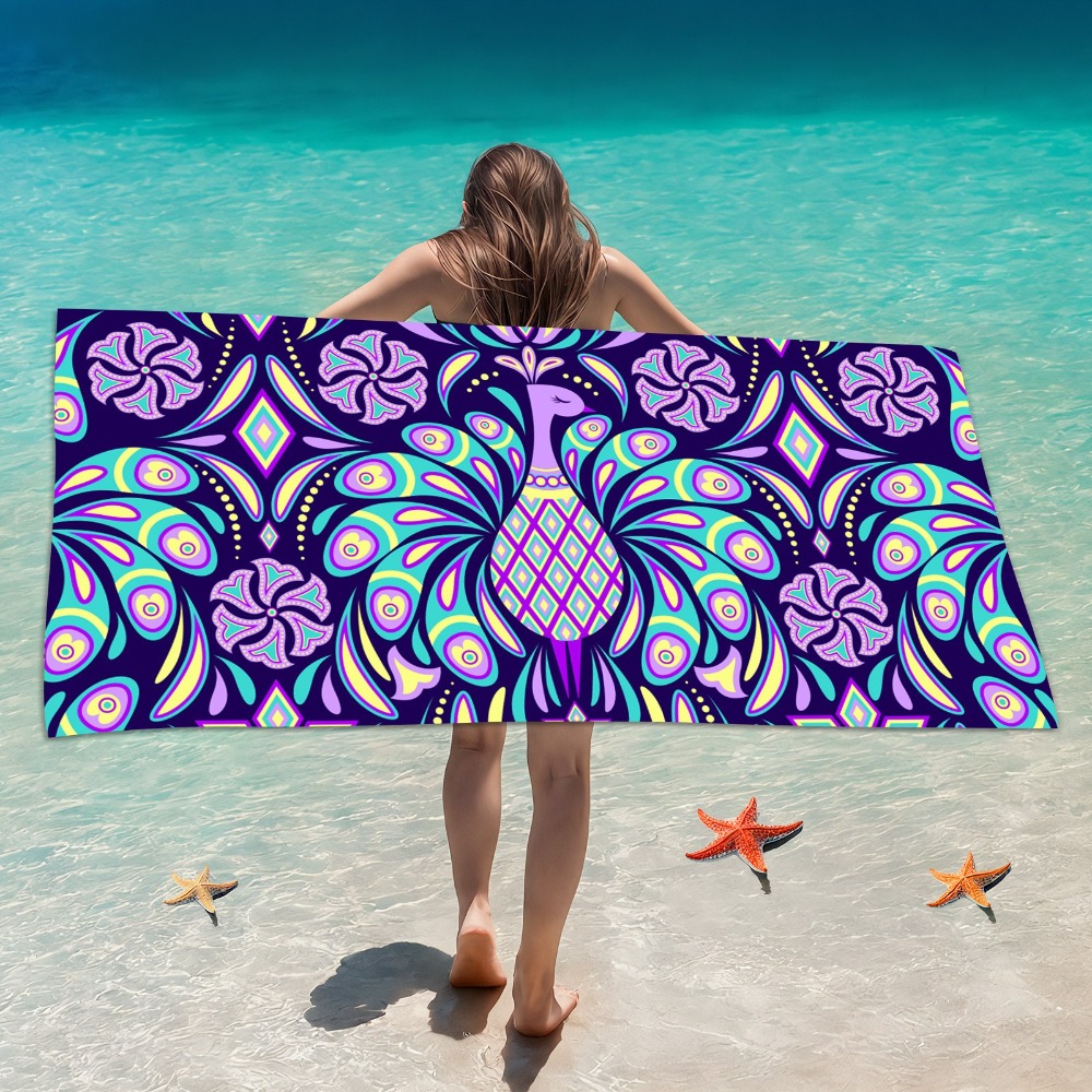Abstract Beach Towel 70x140CM  - Camp Towel Microfiber incelemesi ve fiyatı