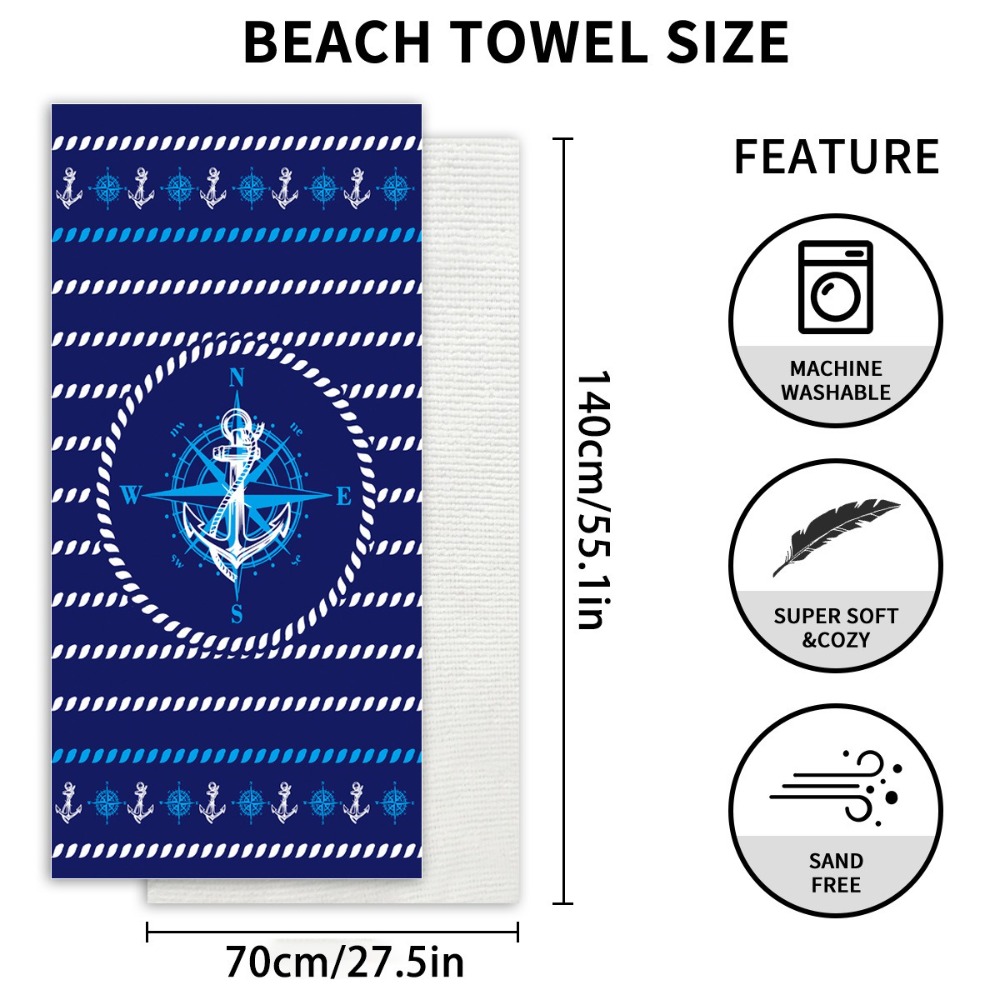 Abstract Beach Towel 70x140CM  - Camp Towel Microfiber incelemesi ve fiyatı