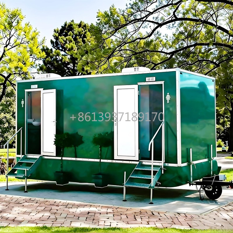Mobile Toilet Trailer with Bas - Portable Camp Toilet incelemesi ve fiyatı