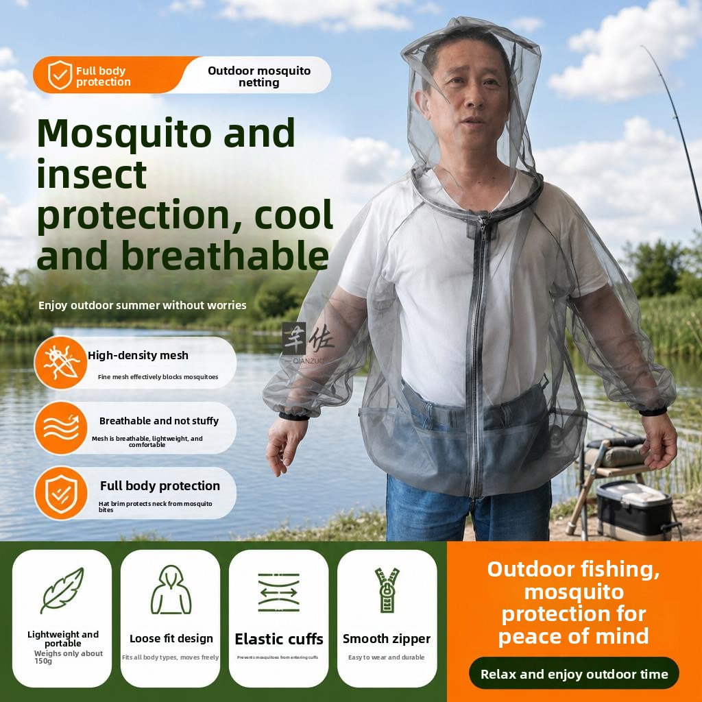 Men's Anti-Mosquito Clothing U - Camping Outdoor Clothing incelemesi ve fiyatı