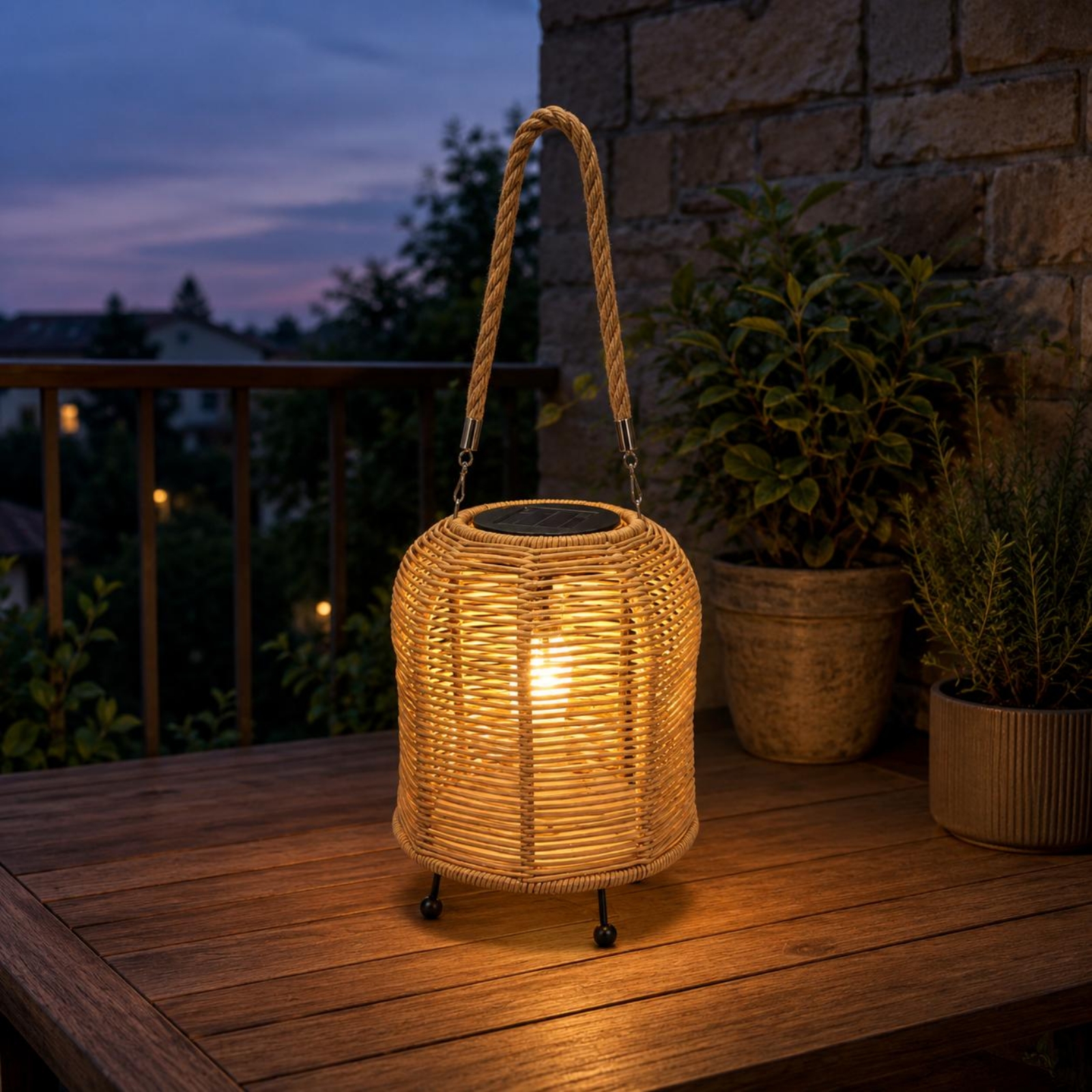 Handwoven Solar Lantern Braide - Outdoor Camping Decor incelemesi ve fiyatı