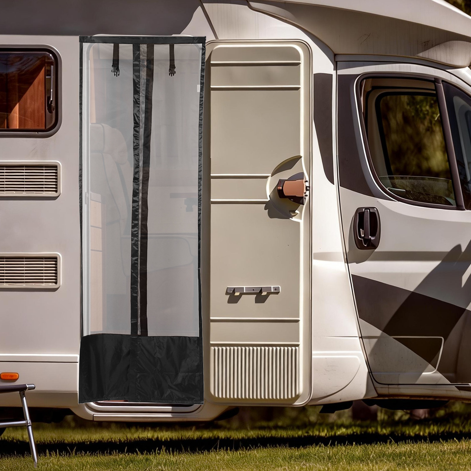 Breathable Mesh Rv Door Curtai - Outdoor Indoor Camping incelemesi ve fiyatı