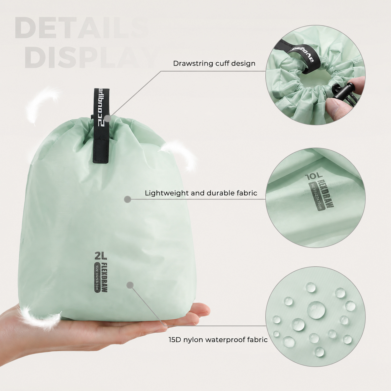 Large Capacity Waterproof Stor - Camping Outdoor Clothing incelemesi ve fiyatı