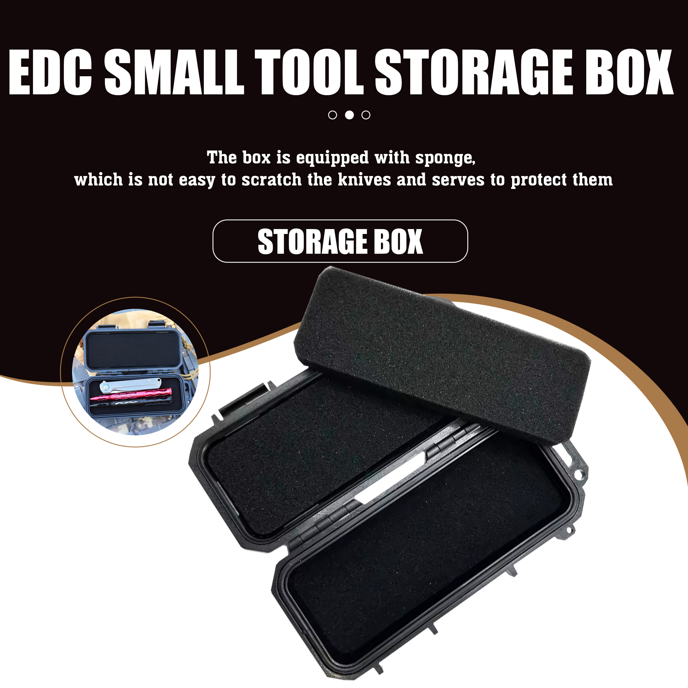 Edc storage box, tactical outd - Outdoor Camping Folding Storage Box incelemesi ve fiyatı