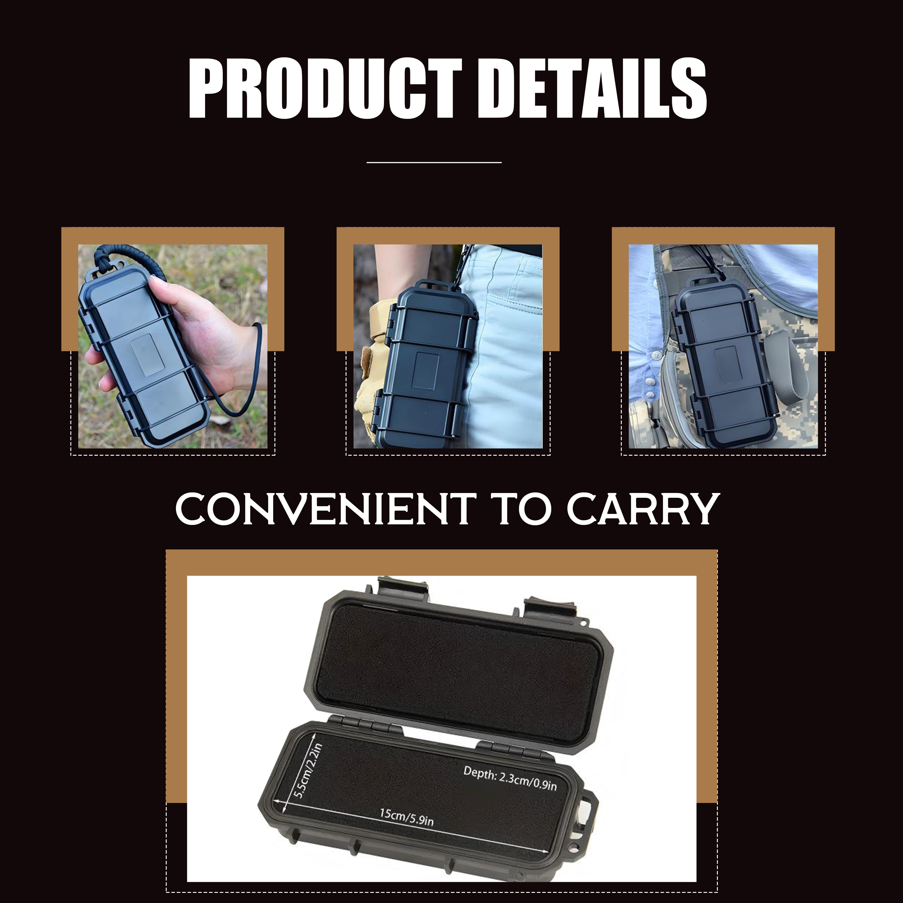Edc storage box, tactical outd - Outdoor Camping Folding Storage Box incelemesi ve fiyatı