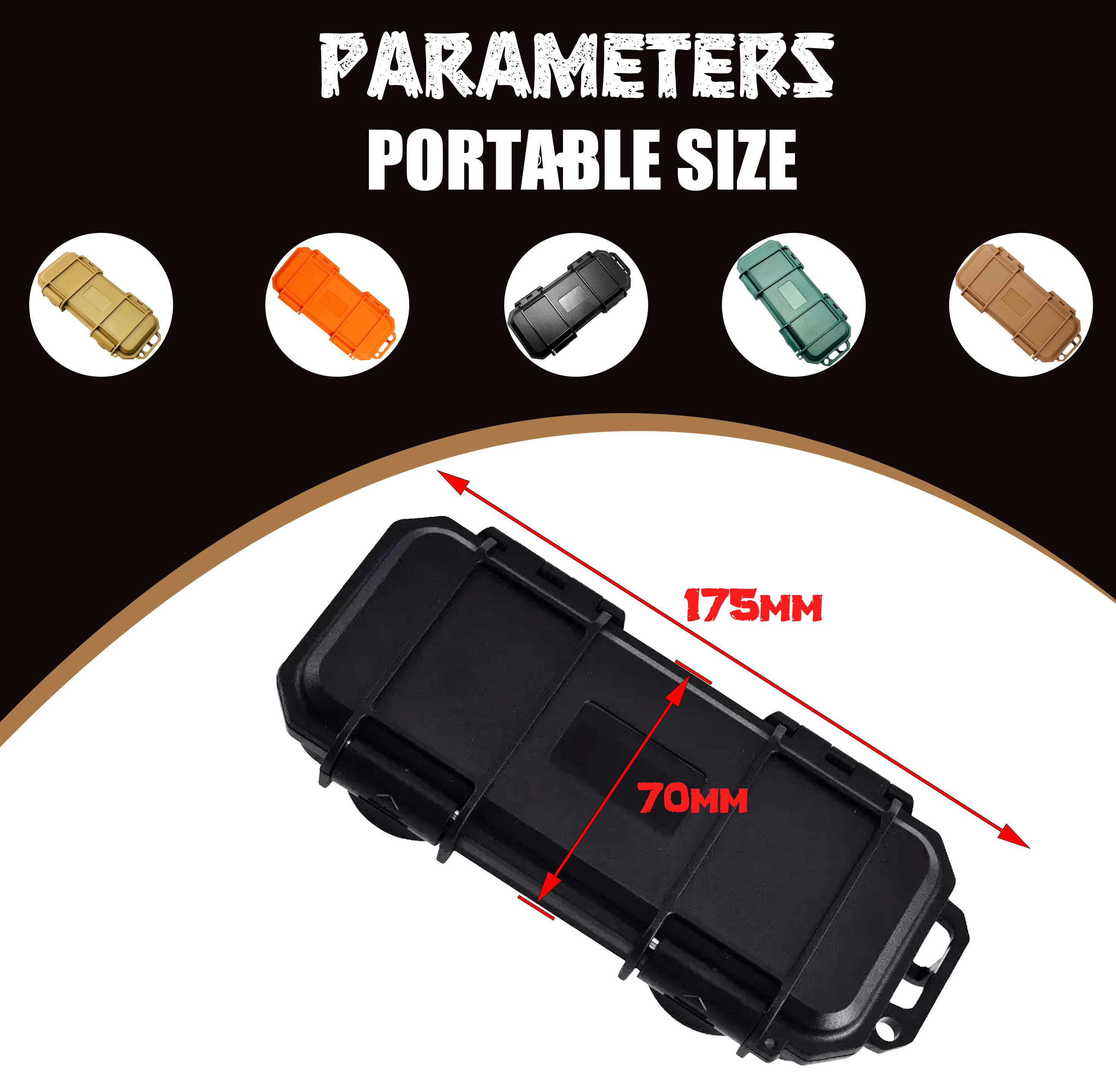 Edc storage box, tactical outd - Outdoor Camping Folding Storage Box incelemesi ve fiyatı