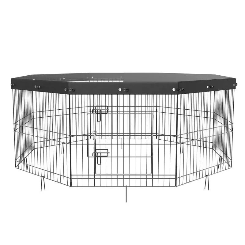 Dog Playpen, 8 Panels Foldable - Outdoor Camping Dog Kennel incelemesi ve fiyatı