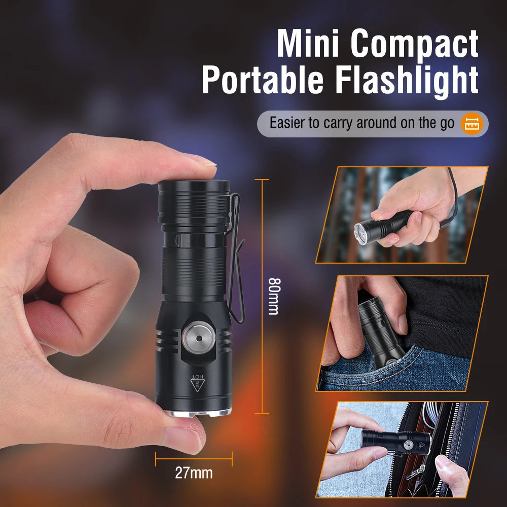 BORUiT ET15 EDC Flashlight Ult - Outdoor Camping Decor incelemesi ve fiyatı