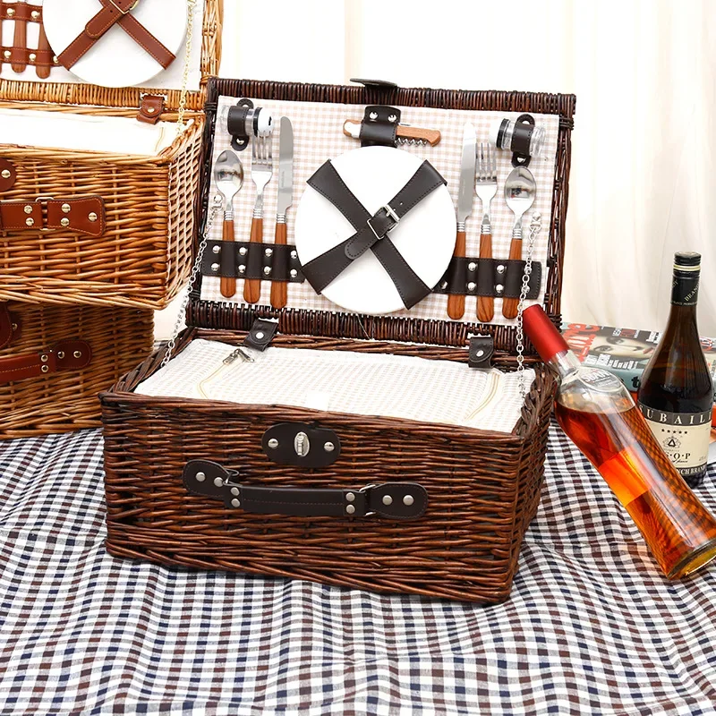 Family outing picnic basket, o - Outdoor Camping Food incelemesi ve fiyatı