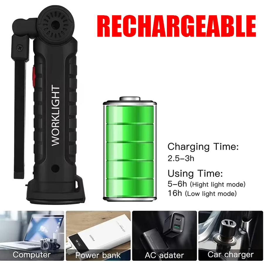 Portable LED Flashlight with M - Outdoor Camping Decor incelemesi ve fiyatı