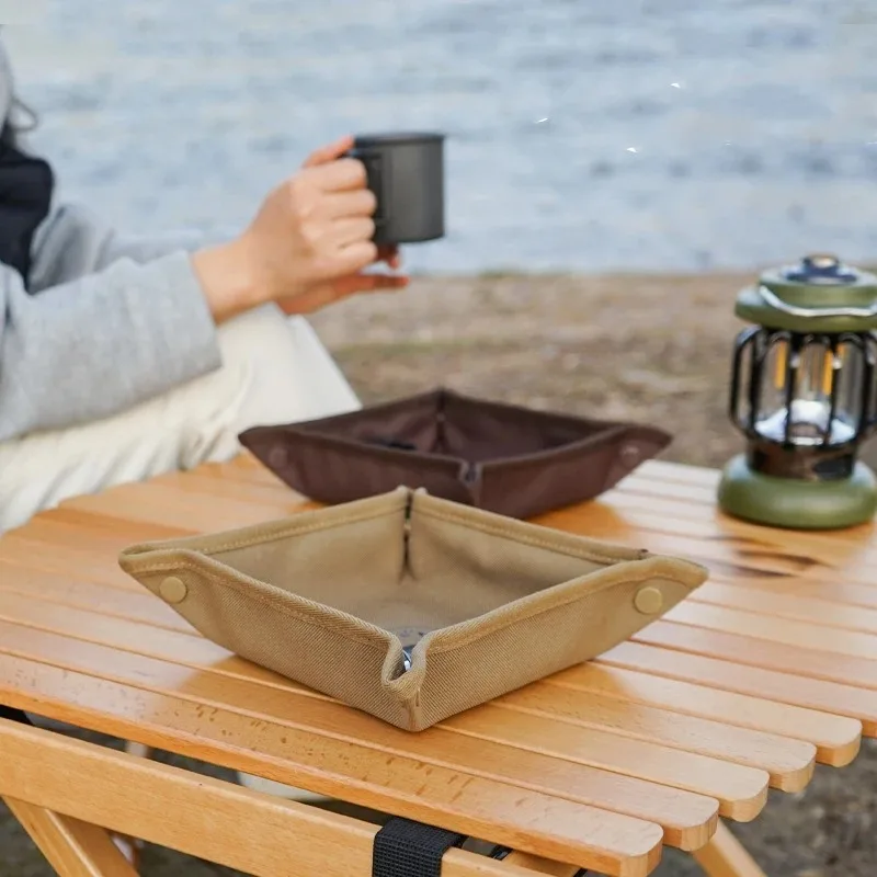 Camping Storage Tray Home Trav - Outdoor Camping Folding Storage Box incelemesi ve fiyatı