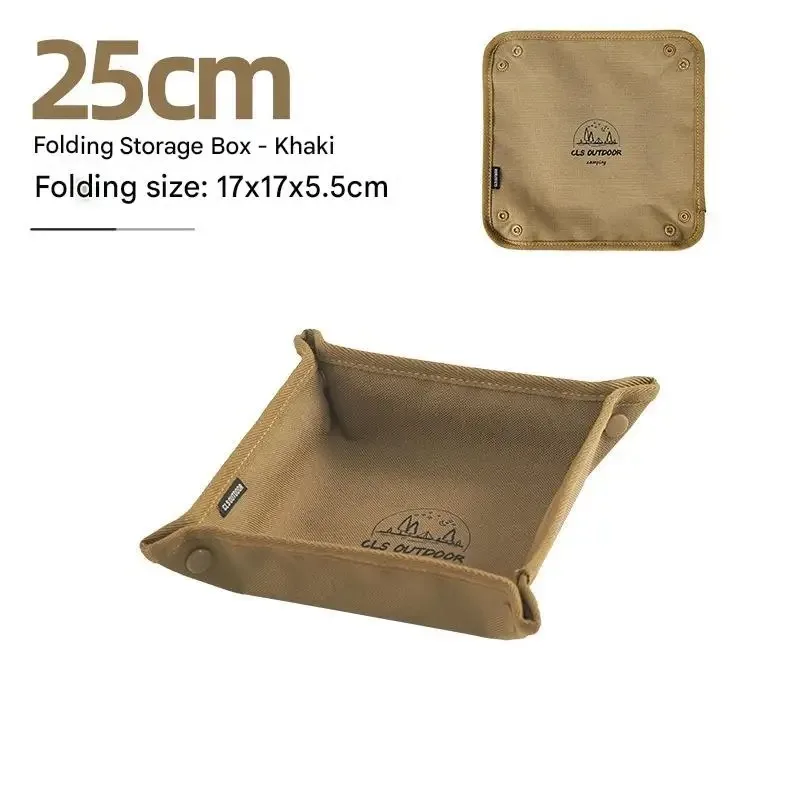 Camping Storage Tray Home Trav - Outdoor Camping Folding Storage Box incelemesi ve fiyatı