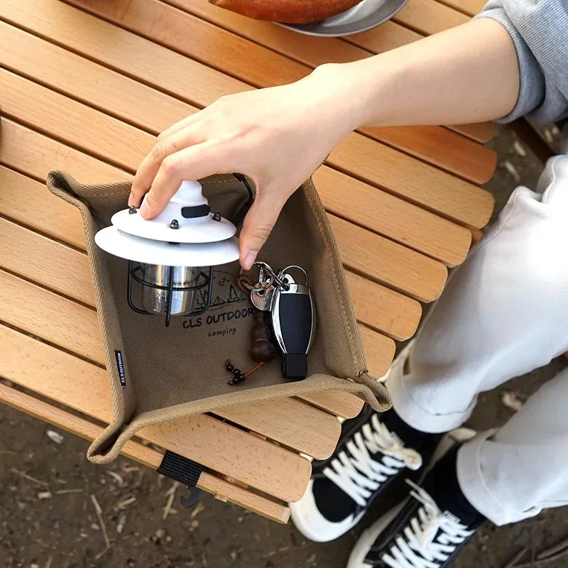 Camping Storage Tray Home Trav - Outdoor Camping Folding Storage Box incelemesi ve fiyatı
