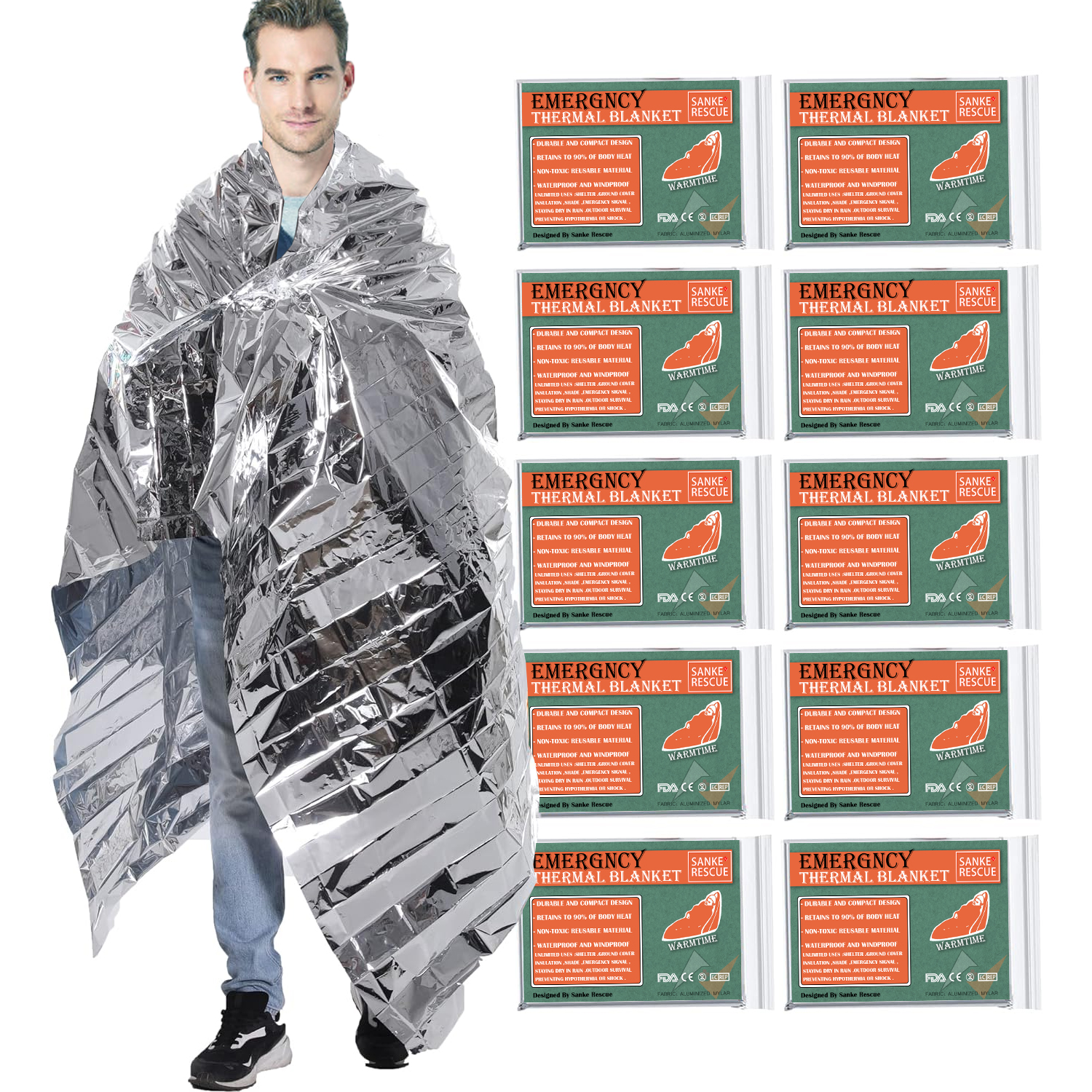 130/160*210CM Emergency Blanke - Survival Kit incelemesi ve fiyatı
