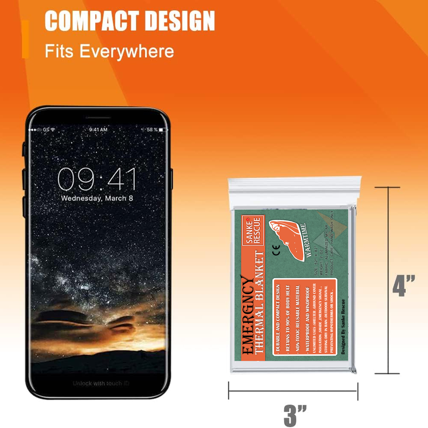 130/160*210CM Emergency Blanke - Survival Kit incelemesi ve fiyatı