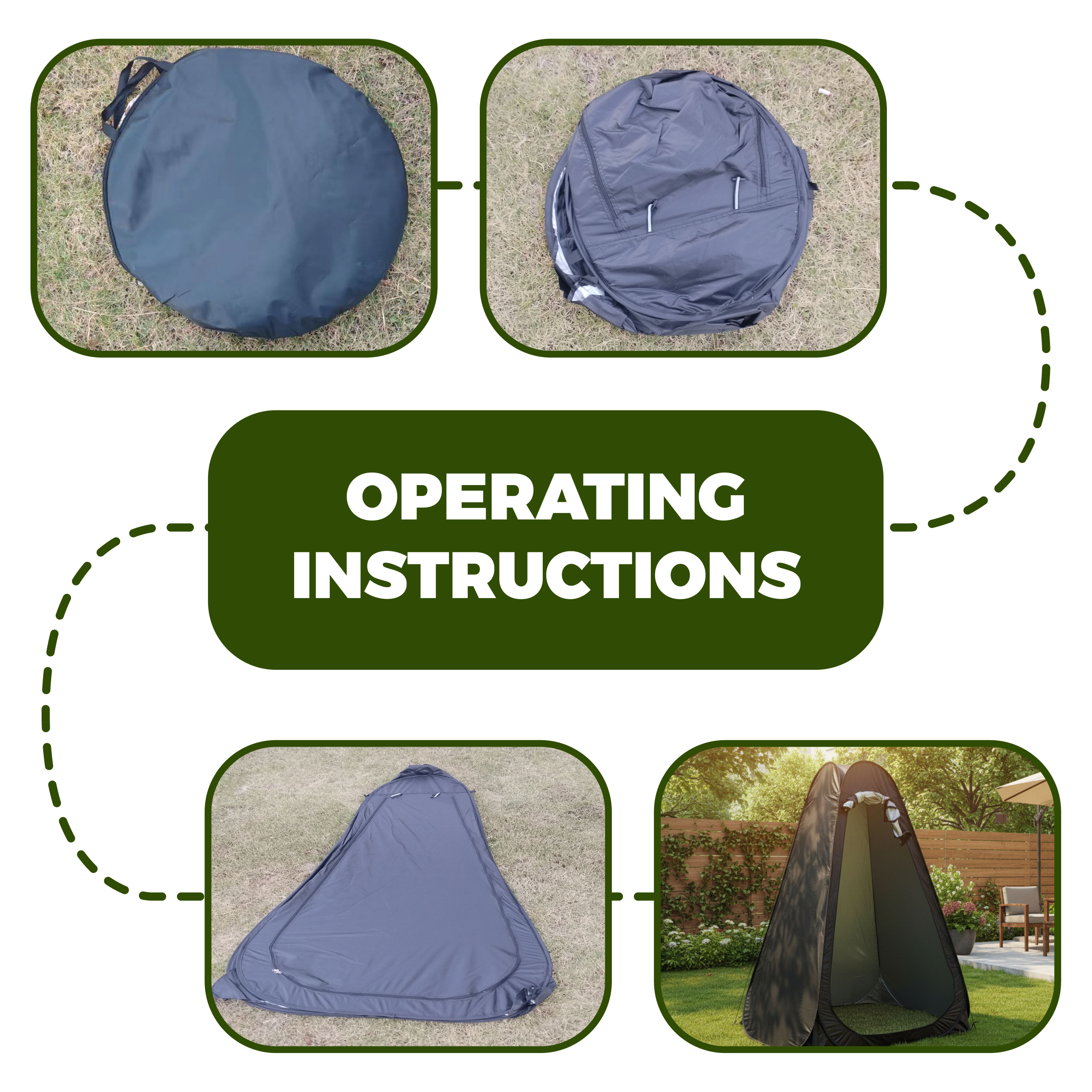 Portable Pop-Up Privacy Tent O - Portable Camp Toilet incelemesi ve fiyatı
