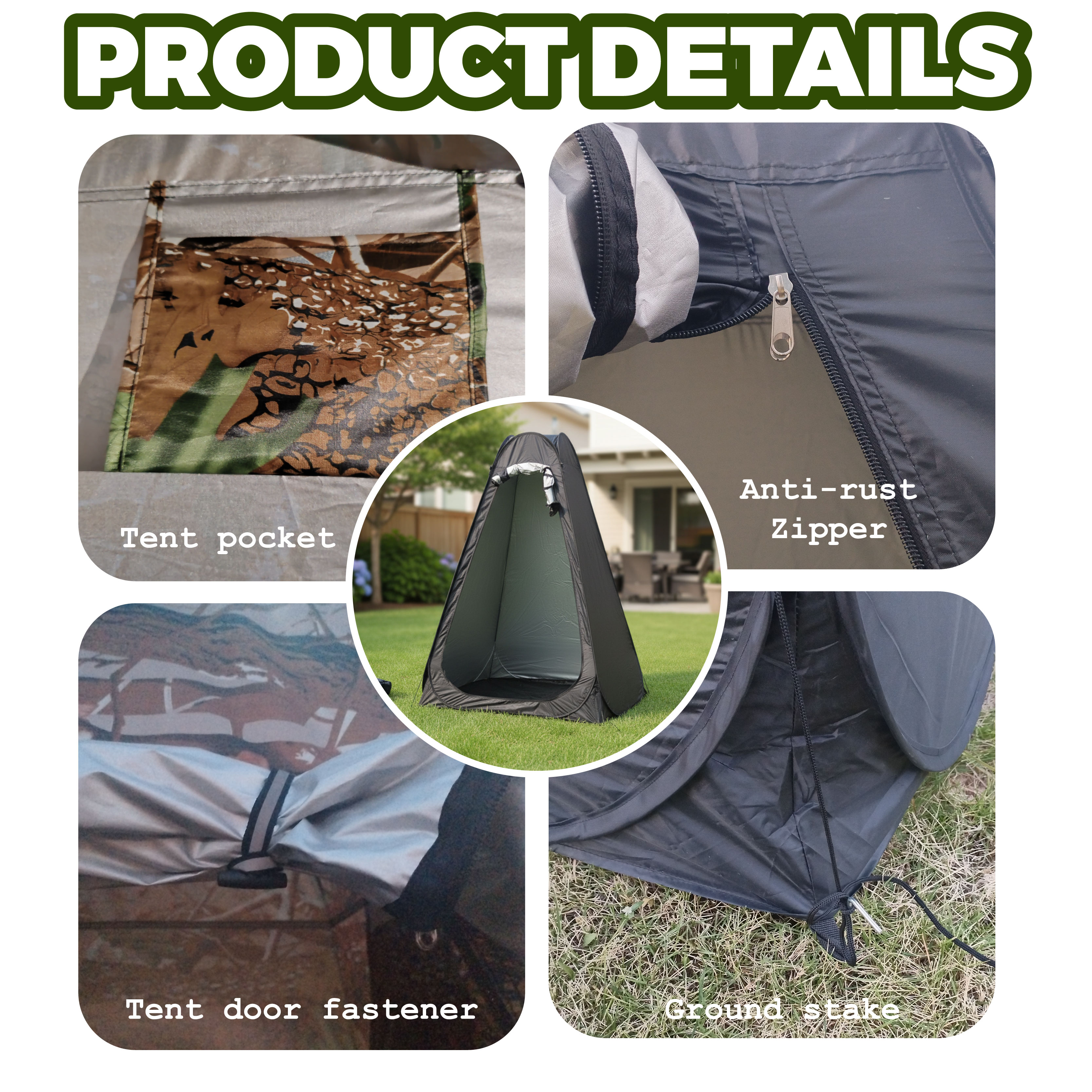 Portable Pop-Up Privacy Tent O - Portable Camp Toilet incelemesi ve fiyatı