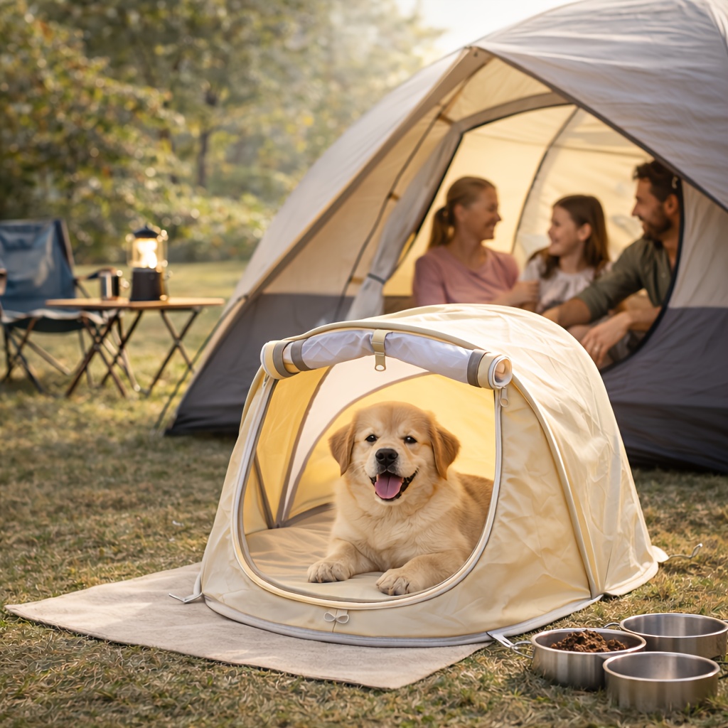 Foldable Pet Tent Portable Dog - Outdoor Camping Dog Kennel incelemesi ve fiyatı
