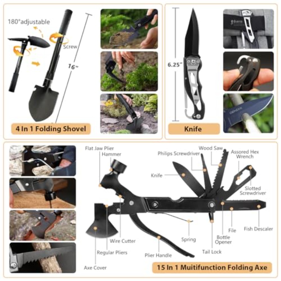 Survival Kit, 250Pcs Survival  - Survival Kit incelemesi ve fiyatı