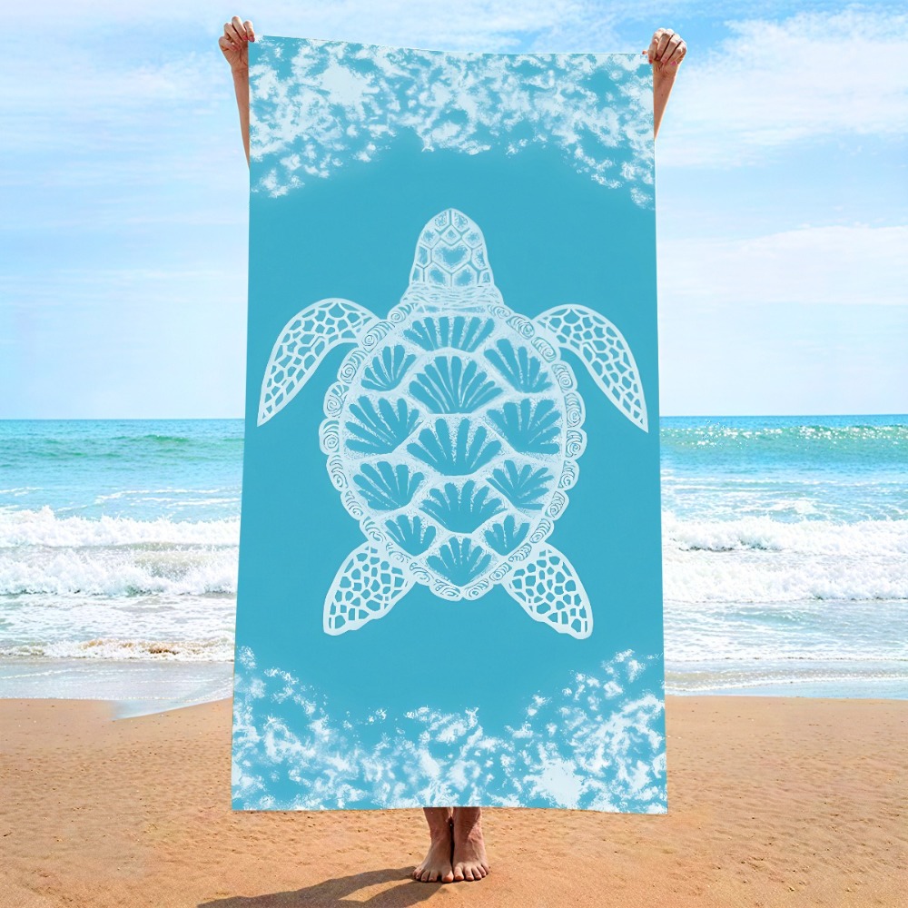 27.5x55inch Blue Ocean Jellyfi - Camp Towel Microfiber incelemesi ve fiyatı