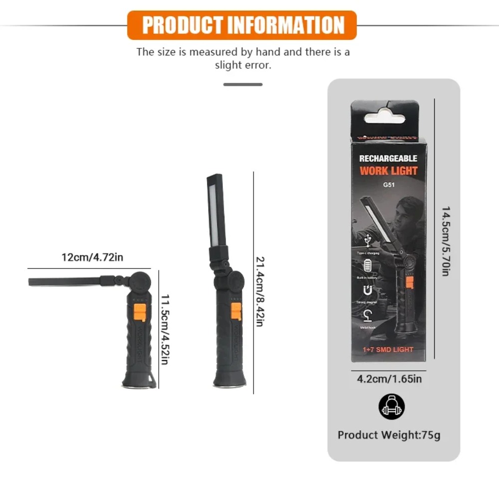 Portable COB LED Flashlight US - Outdoor Camping Decor incelemesi ve fiyatı