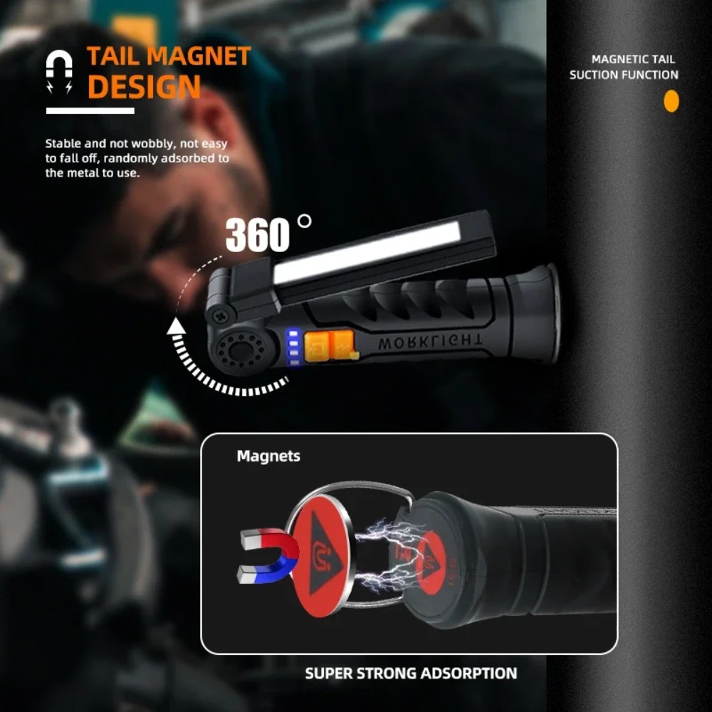 Portable COB LED Flashlight US - Outdoor Camping Decor incelemesi ve fiyatı