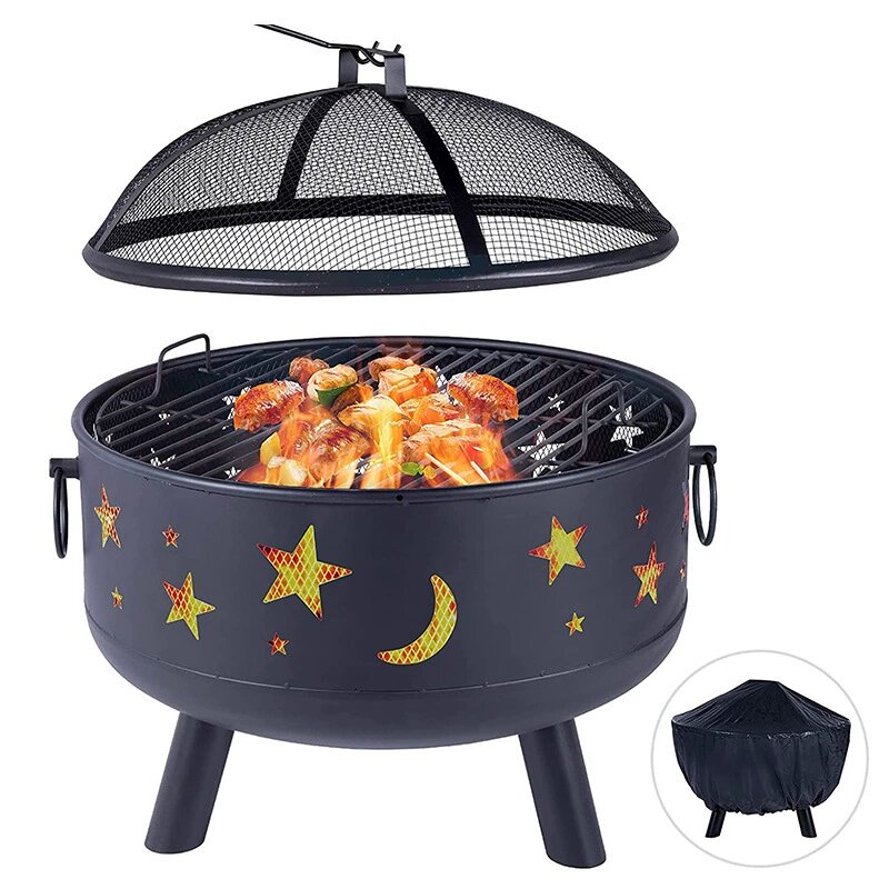 Custom Portable Iron Garden St - Outdoor Camping Wood Burning Stove incelemesi ve fiyatı