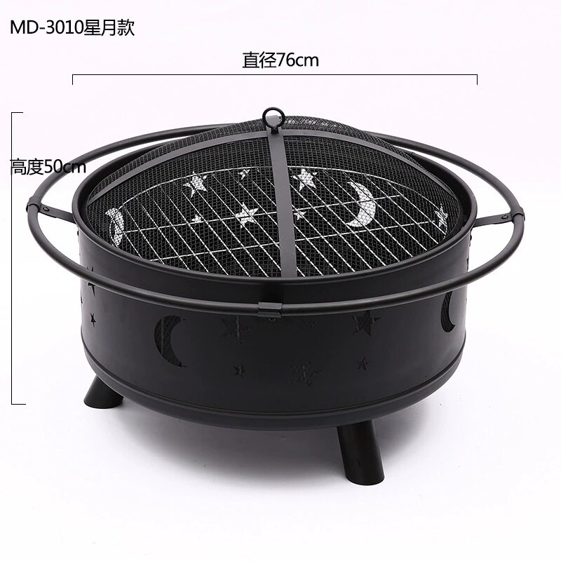 Custom Portable Iron Garden St - Outdoor Camping Wood Burning Stove incelemesi ve fiyatı