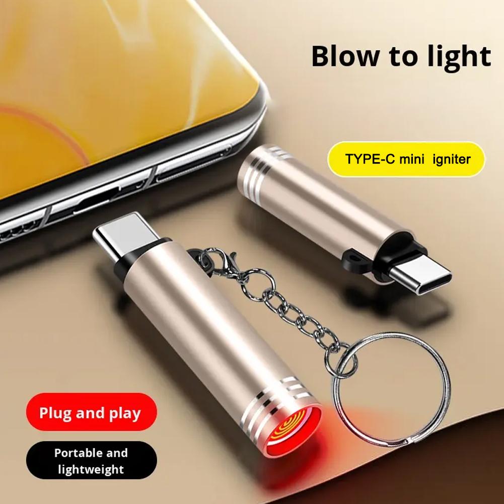 Type C Mini Lighter Blow to Ig - Outdoor Windproof Lighter incelemesi ve fiyatı