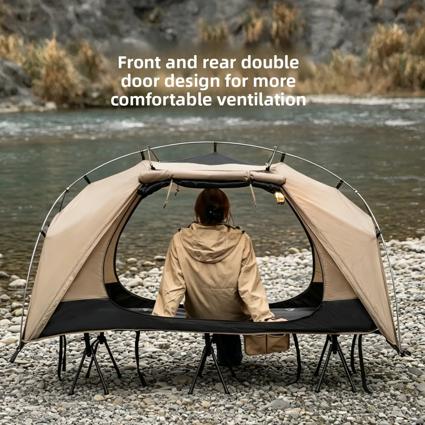 MOUNTAINHIKER Outdoor Camp Bed - Outdoor Camping Tent Waterproof incelemesi ve fiyatı