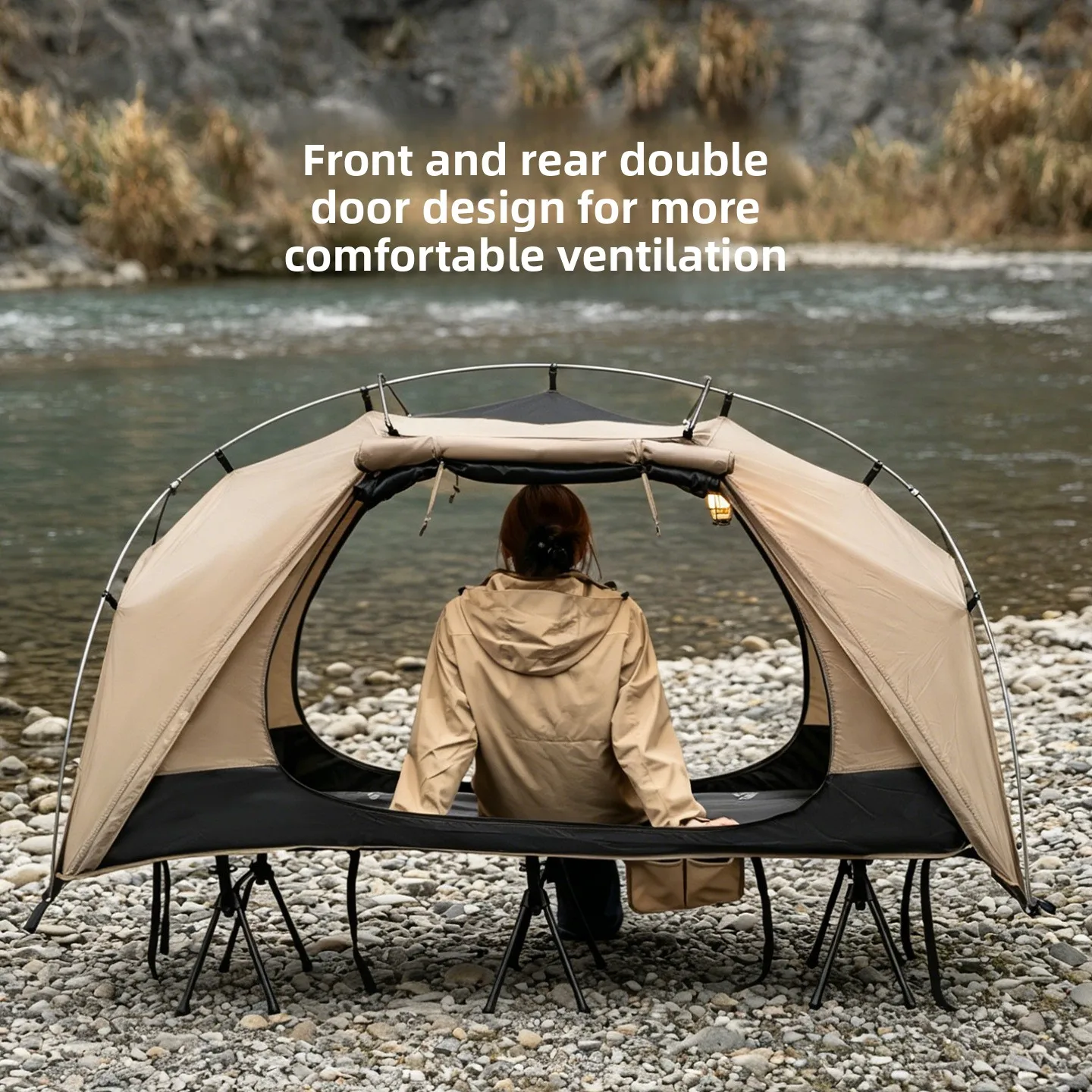 MOUNTAINHIKER Nwe Single Camp  - Outdoor Camping Tent Waterproof incelemesi ve fiyatı