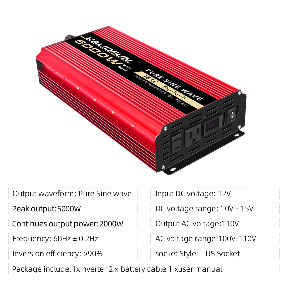 4KW 5KW 6KW Pure Sine Wave Sol - Outdoor Camping Usa incelemesi ve fiyatı