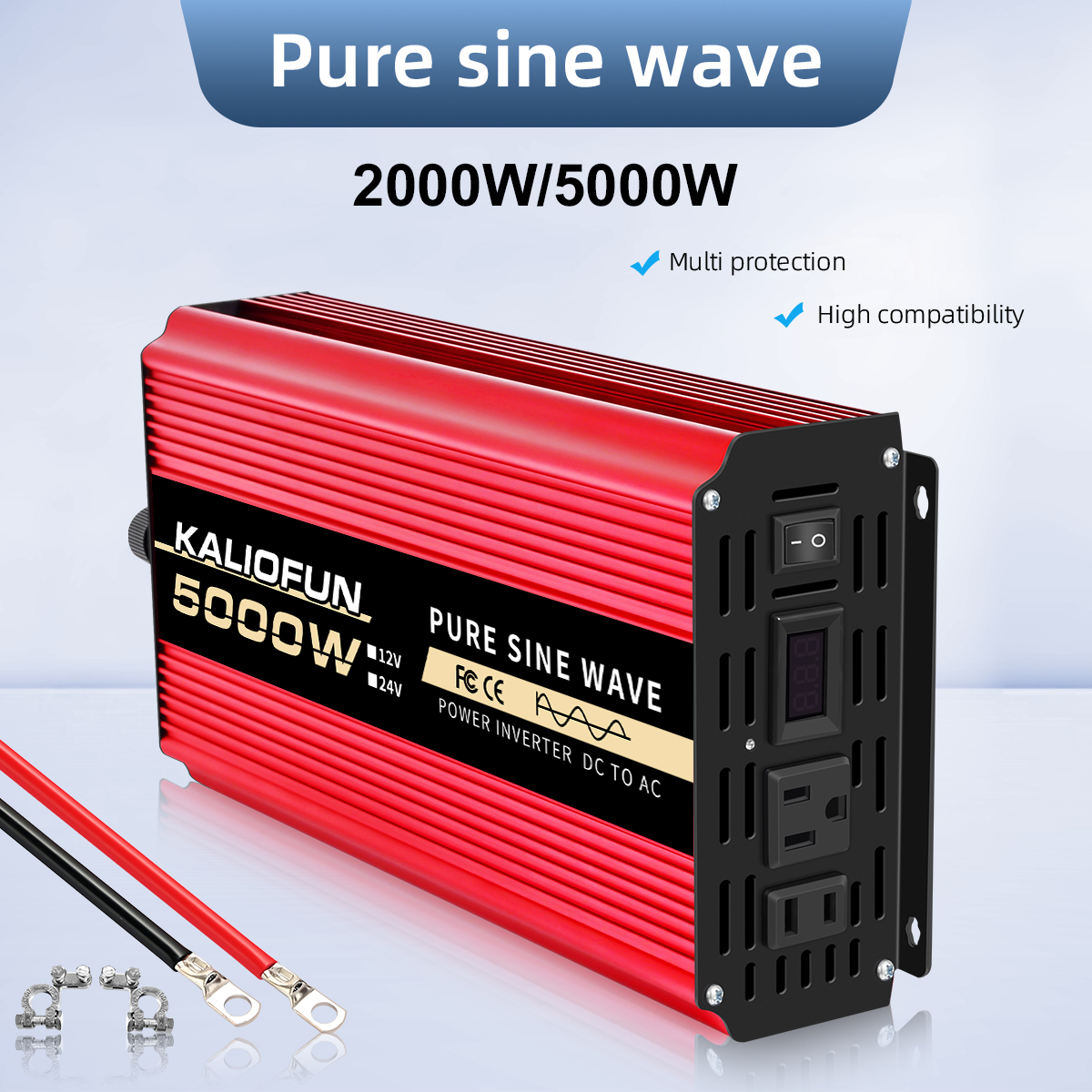 4KW 5KW 6KW Pure Sine Wave Sol - Outdoor Camping Usa incelemesi ve fiyatı
