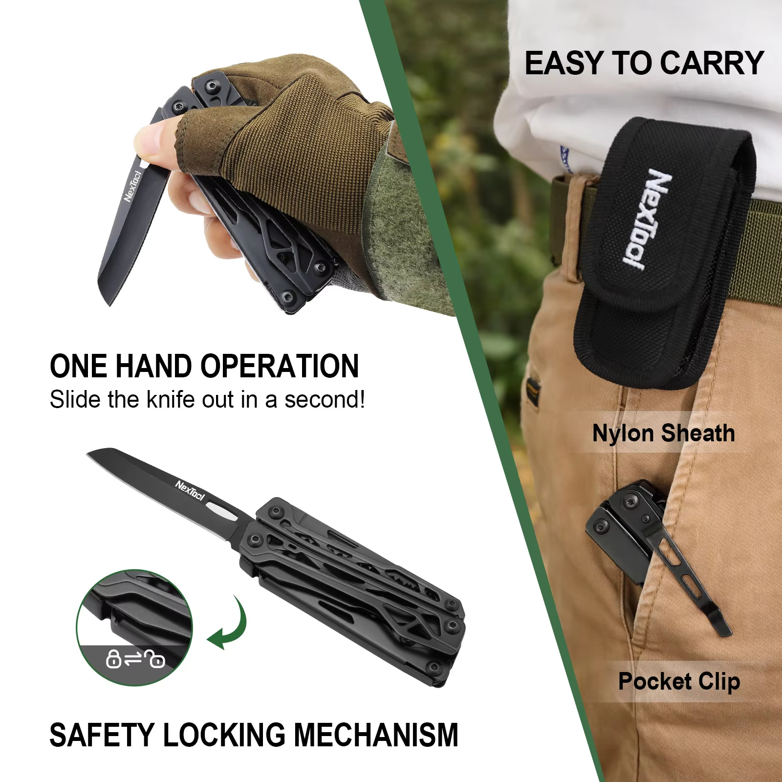 Nextool Black Knight 11 in 1 F - Survival Kit incelemesi ve fiyatı