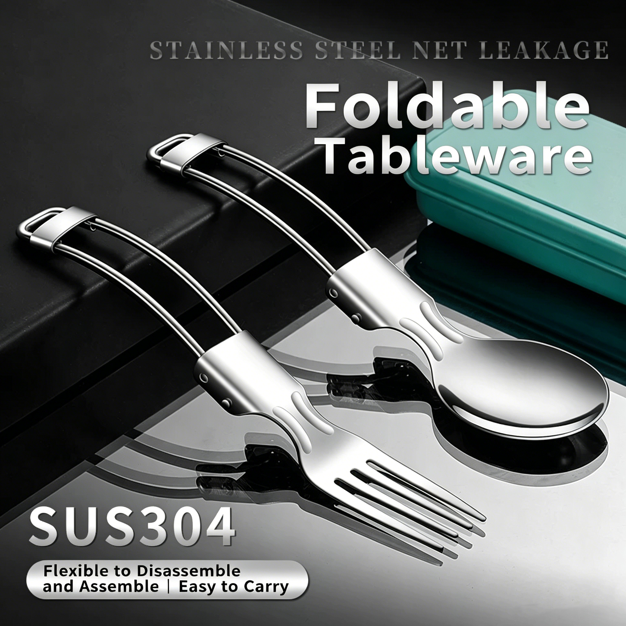 304 Stainless Steel Foldable C - Outdoor Camping Folding Storage Box incelemesi ve fiyatı