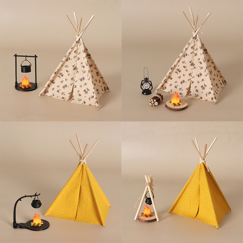 New 1:12 Scale Camping Tent Mo - Outdoor Camping Games incelemesi ve fiyatı