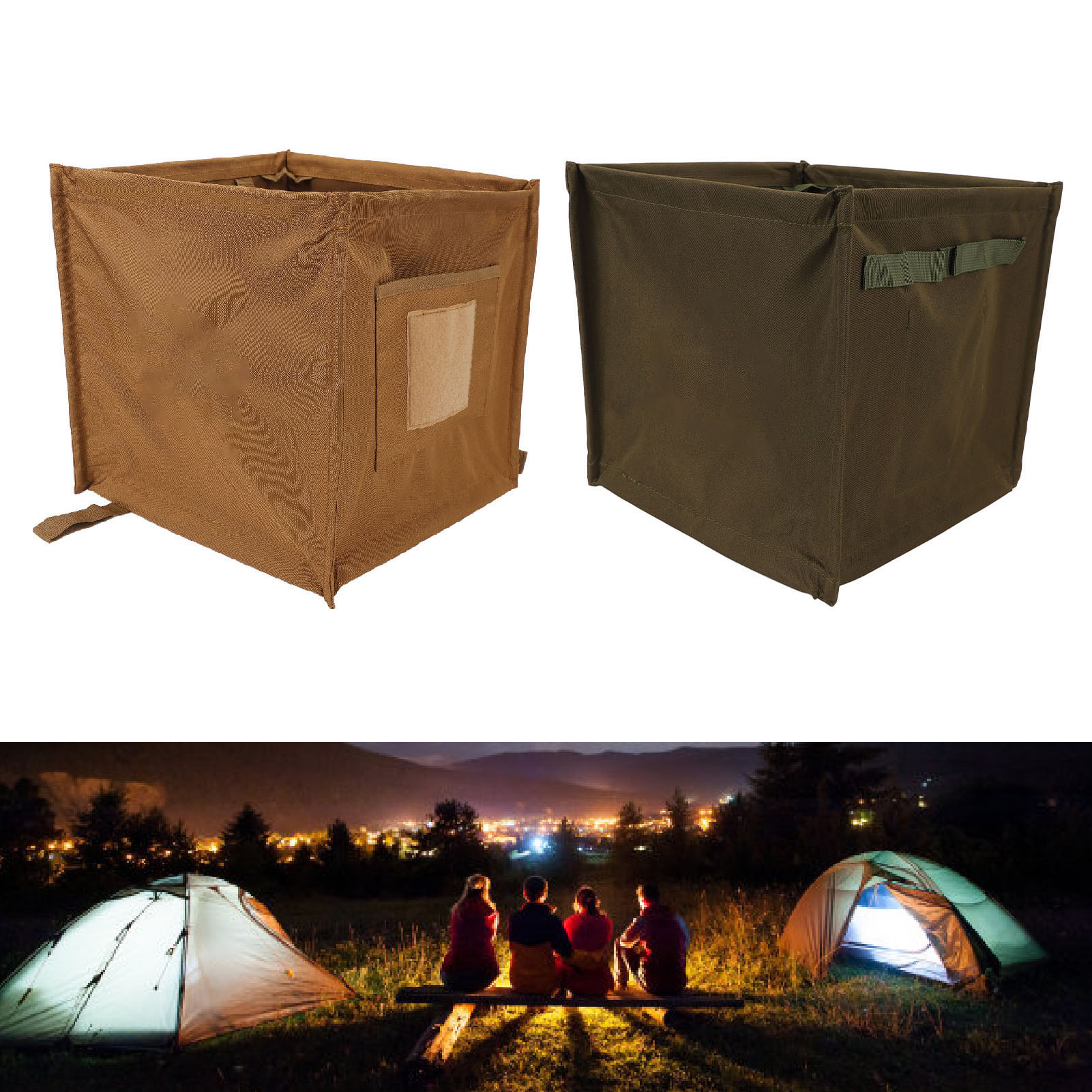 Outdoor Foldable Trash Can 33L - Outdoor Camping Bin incelemesi ve fiyatı
