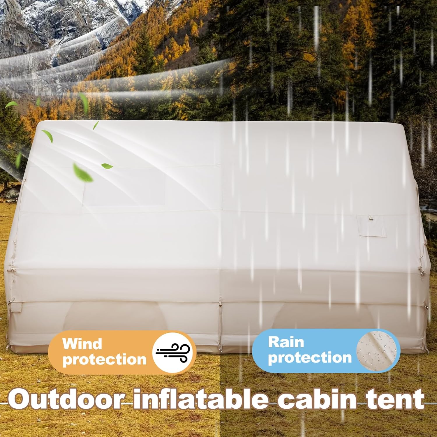 6-8 Person Inflatable Camping  - Outdoor Camping Tent Waterproof incelemesi ve fiyatı